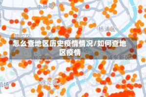怎么查地区历史疫情情况/如何查地区疫情