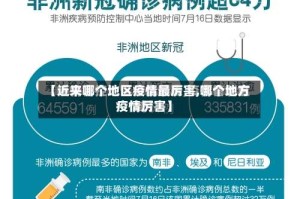 【近来哪个地区疫情最厉害,哪个地方疫情厉害】
